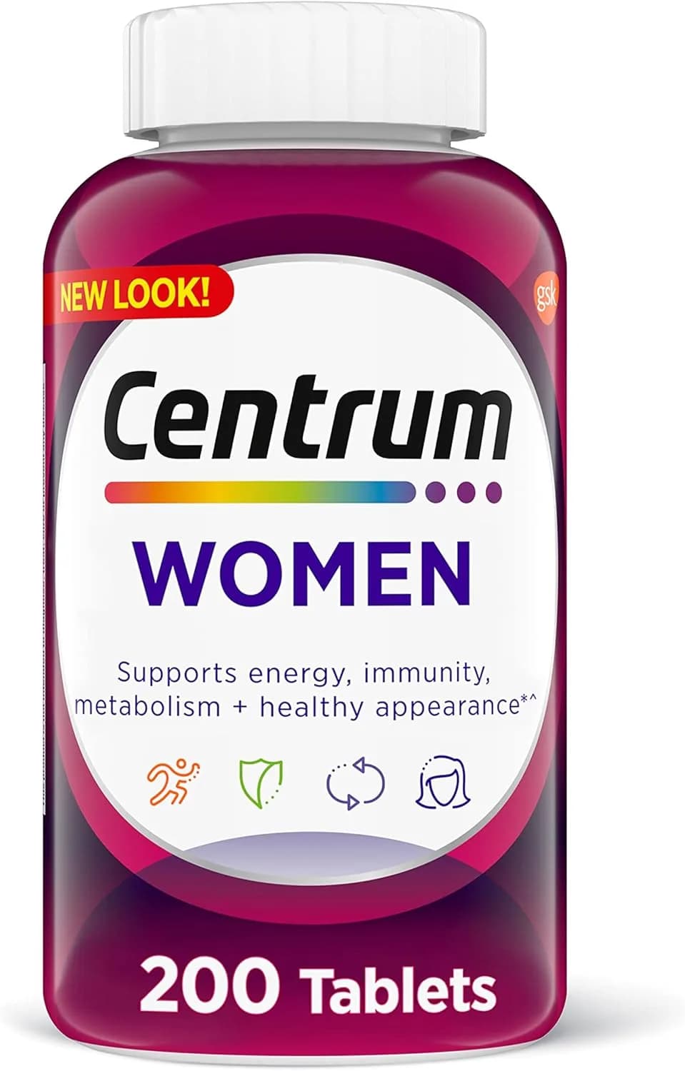 Multivitamin for Women Complete Daily Supplement, 200 Capsules by Centrum