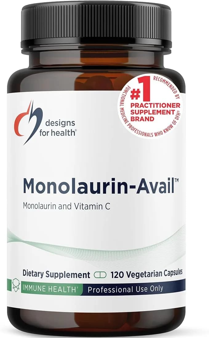 Monolaurin-Avail, 120 Capsules by Designs for health