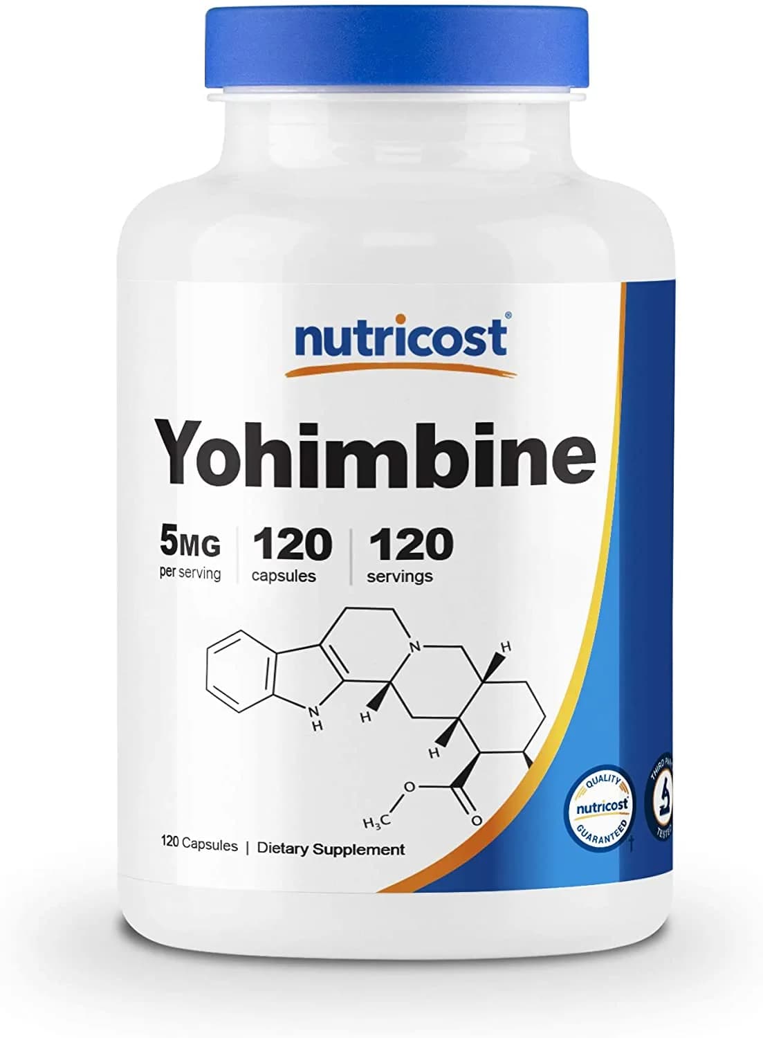 NutriCost Yohimbine, 5 mg, 120 Capsules by NutriCost