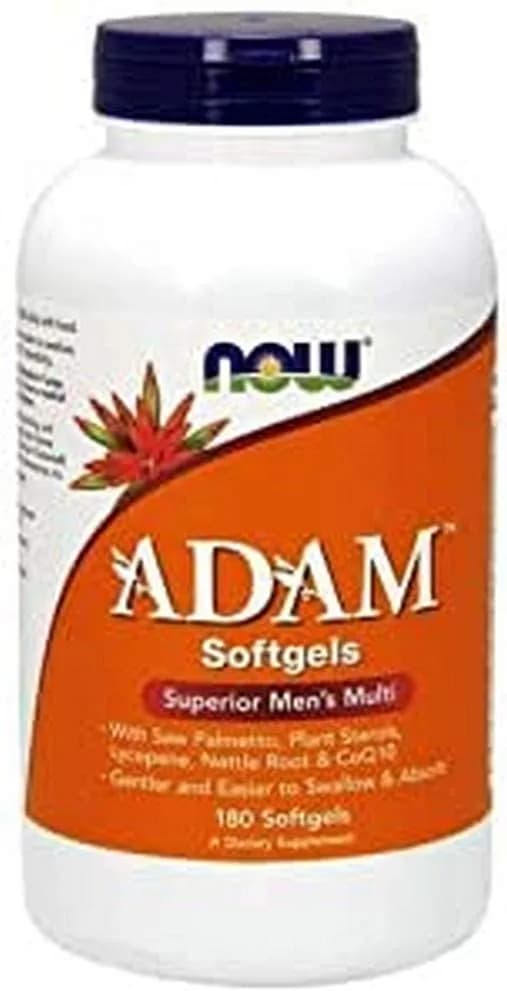 Adam Men's Multiple Vitamin -Softgels, 180 Count by NOW