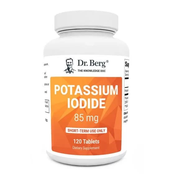 Potassium Iodide, 120 Tablets by Dr Berg's