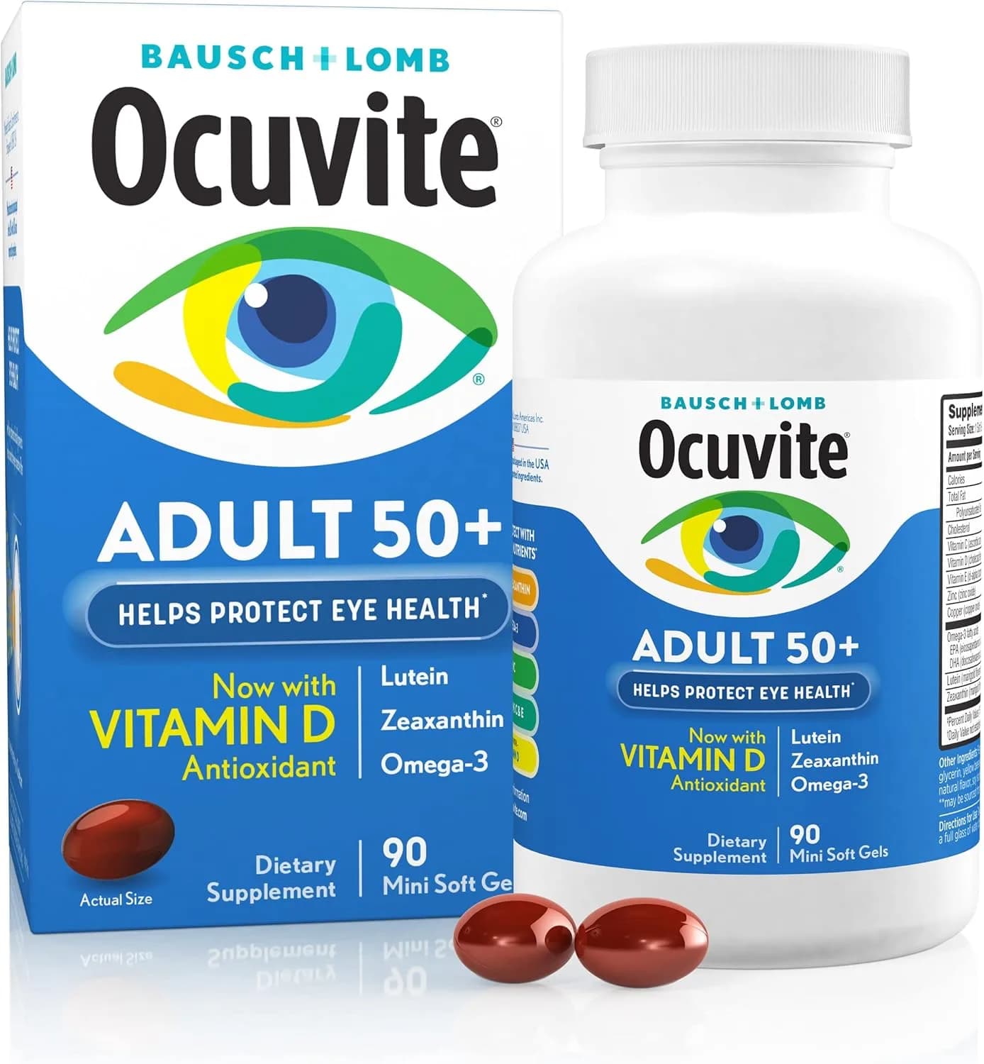 Ocuvite Eye Health Adults 50+, 90 Softgels