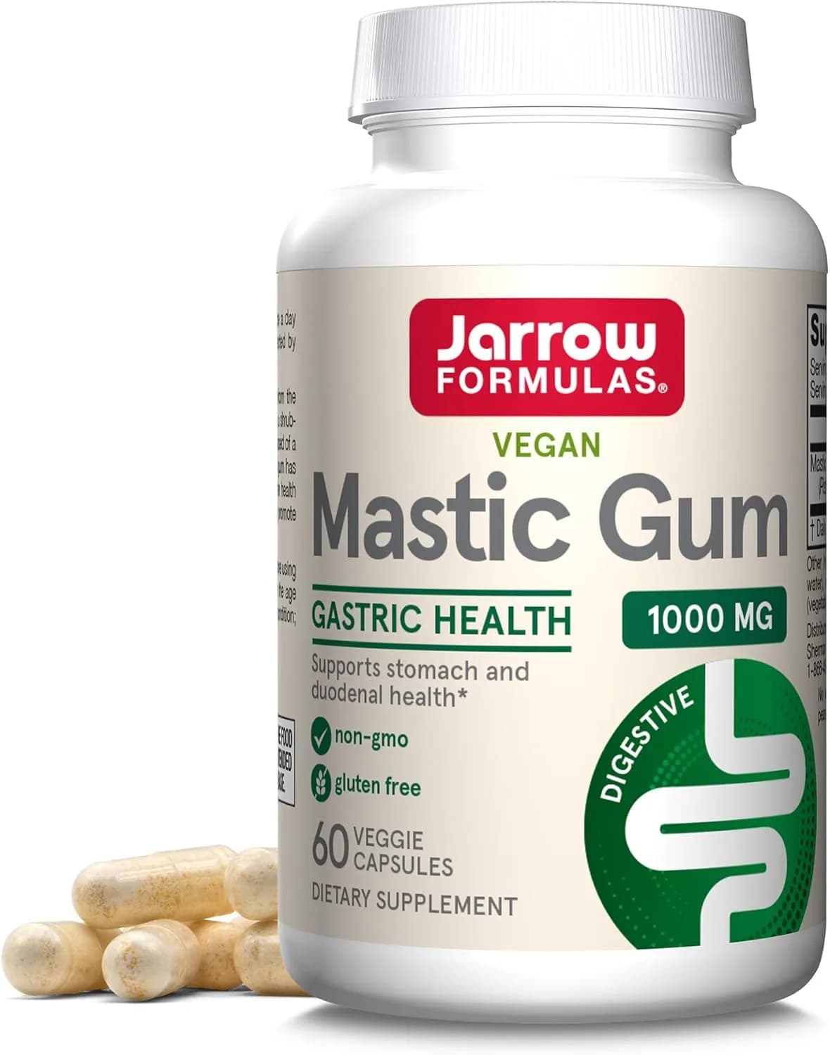 Mastic Gum, 1000 mg, 60 Capsules by Jarrow Formulas