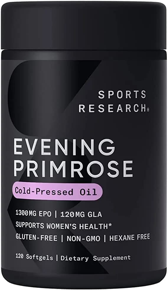 Sports Research, Evening Primrose Oil 1300mg, 120 Softgels