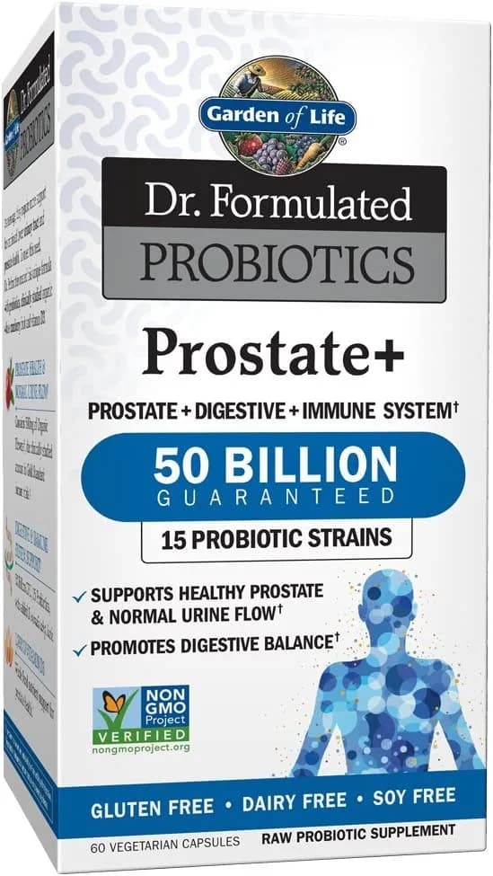 Dr. Formulated Probiotics Prostate+, 60 Capsules by Garden of Life