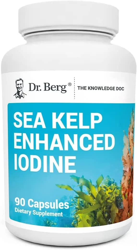 Dr Berg's Sea Kelp Enhanced Iodine, 90 Capsules by Dr Berg's