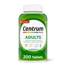 Centrum Multivitamins / Multiminerals for adults Unisex, 200 Tablets by Centrum