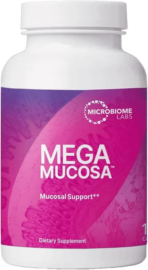 MegaMucosa Mucosal & Gut Support, 180 Capsules by Microbiome Labs