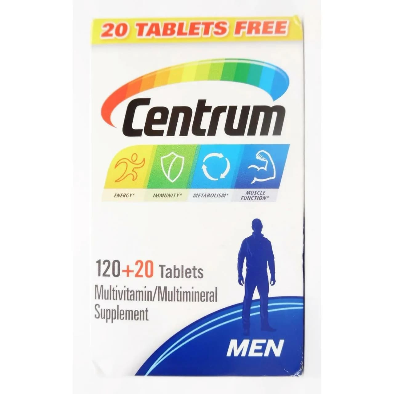 Centrum Multivitamin for Men, Multivitamin/Multimineral Supplement with Vitamin D3, B Vitamins and Antioxidants-140 tablets