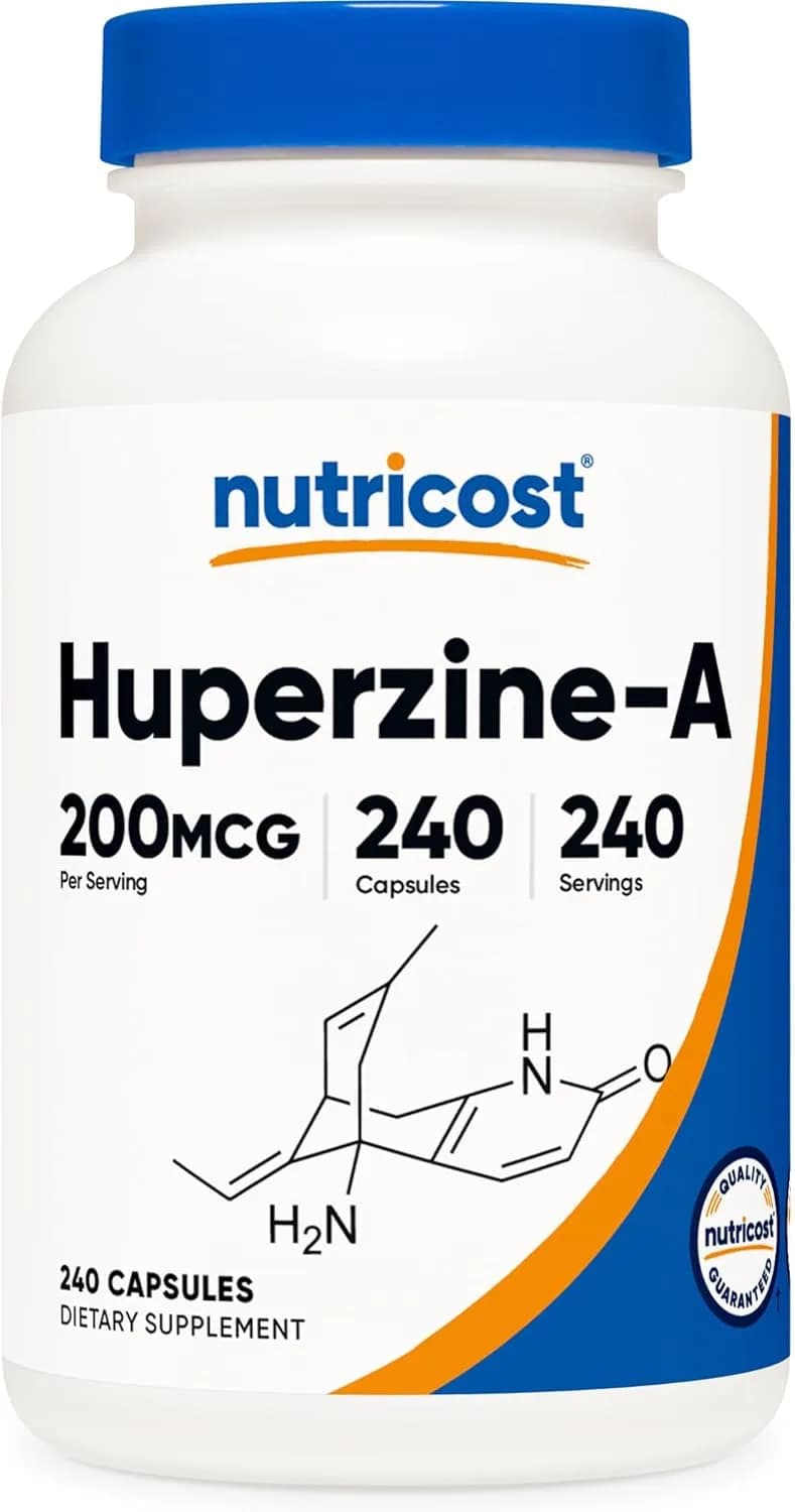 Nutricost Huperzine A Capsules 200mcg, 240 Capsules