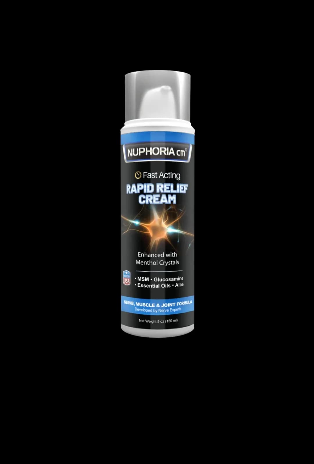 Topical Pain Relief Cream with Menthol Soothing by Nuphoria cm