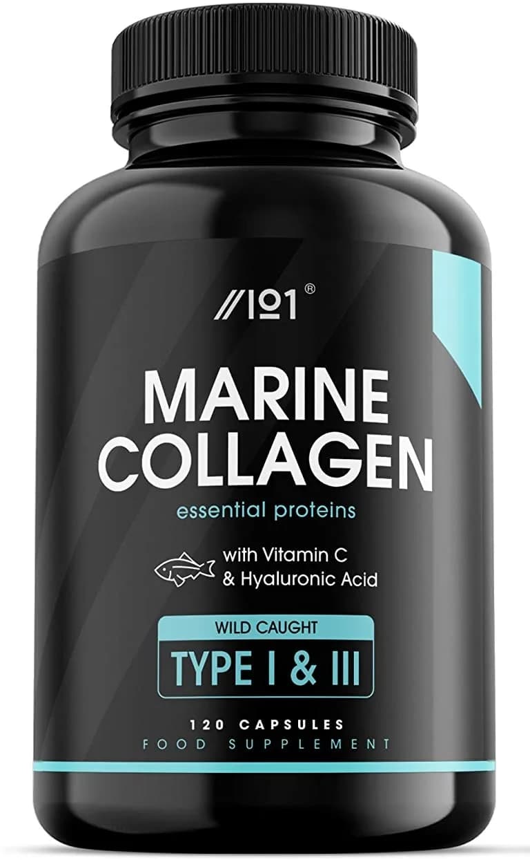 ALPHA01 Marine Collagen with Hyaluronic Acid - 120 Capsules