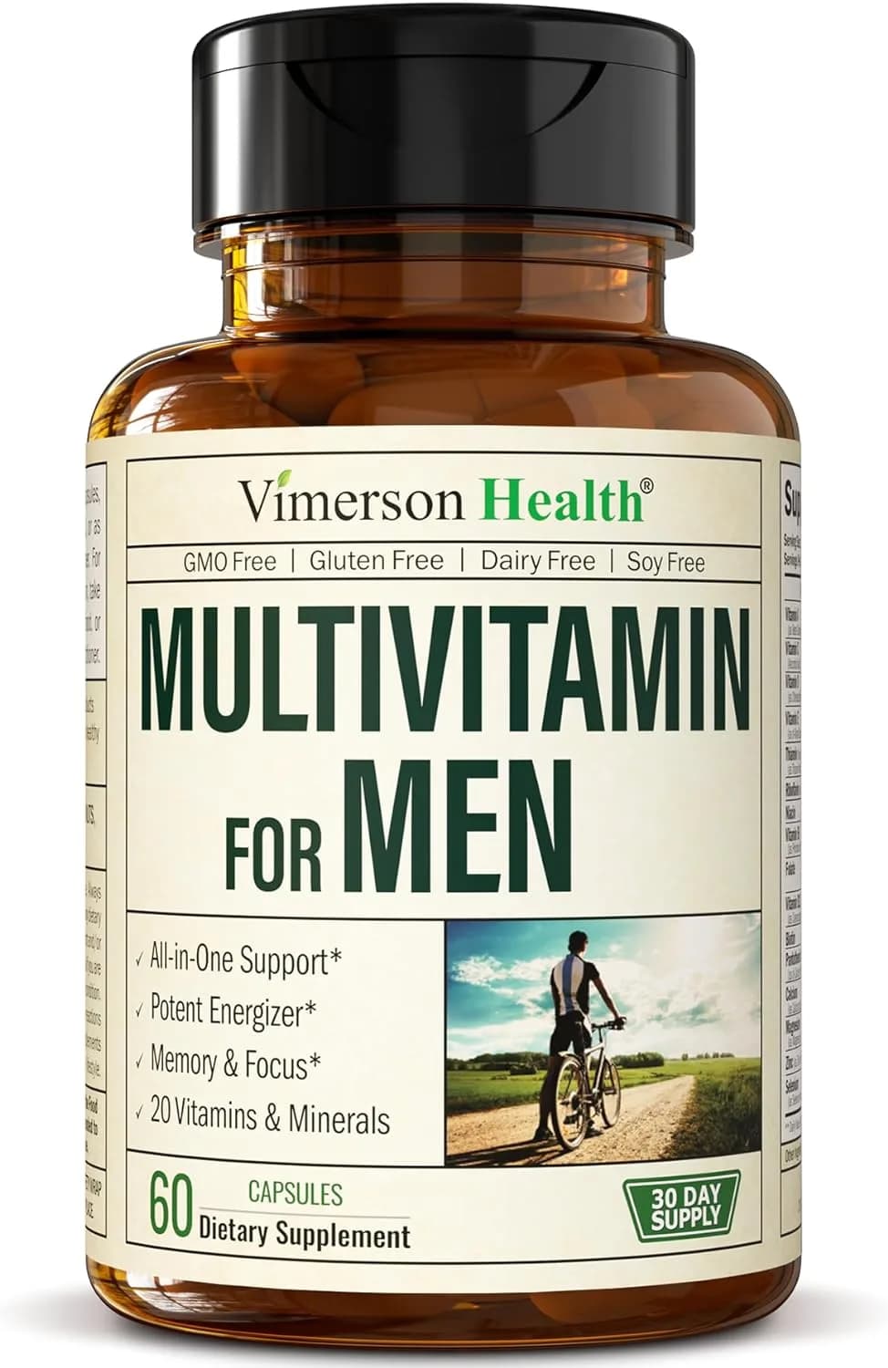 Vimerson Health Multivitamin for Men, 60 Capsules