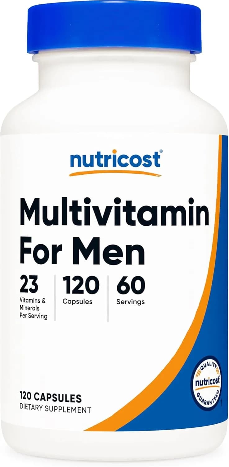 Multivitamin for Men, 120 Capsules by NutriCost