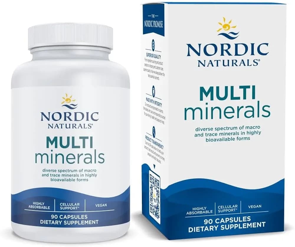 Multi Minerals 11 Essential Minerals, 90 Vegan Capsules by Nordic Naturals