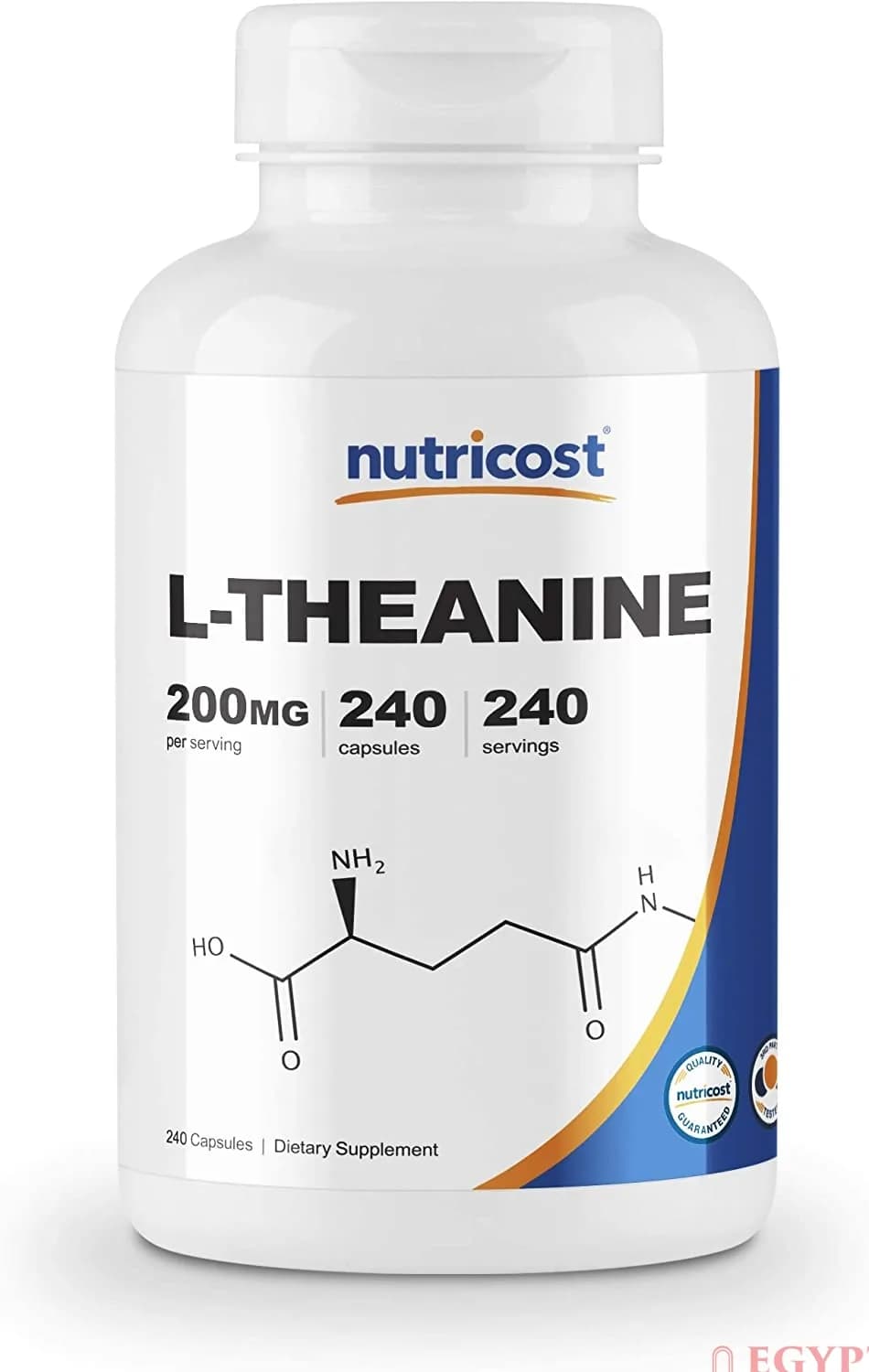 Nutricost, L-Theanine 200mg, 240 Capsules
