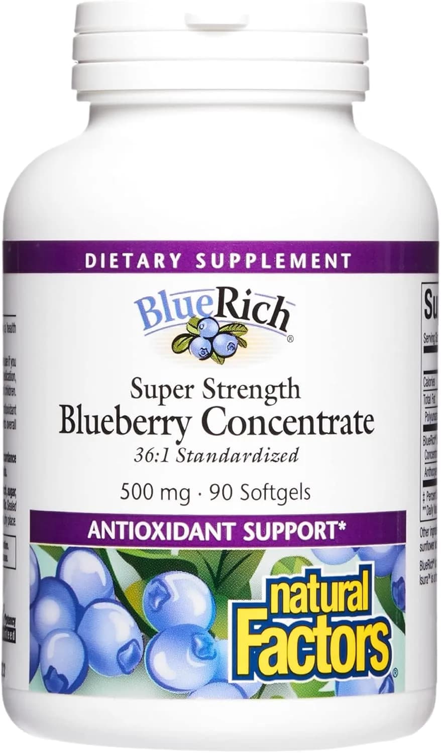 Natural Factors, BlueRich, 90 Softgels