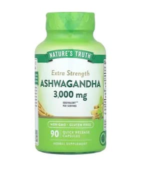 Nature's Truth, Ashwagandha Extra Strength 3,000 mg, 90 Quick Release Capsules