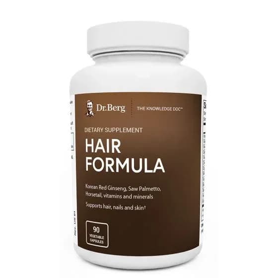 Dr Berg's Hair Formula, 90 Capsules by Dr Berg's