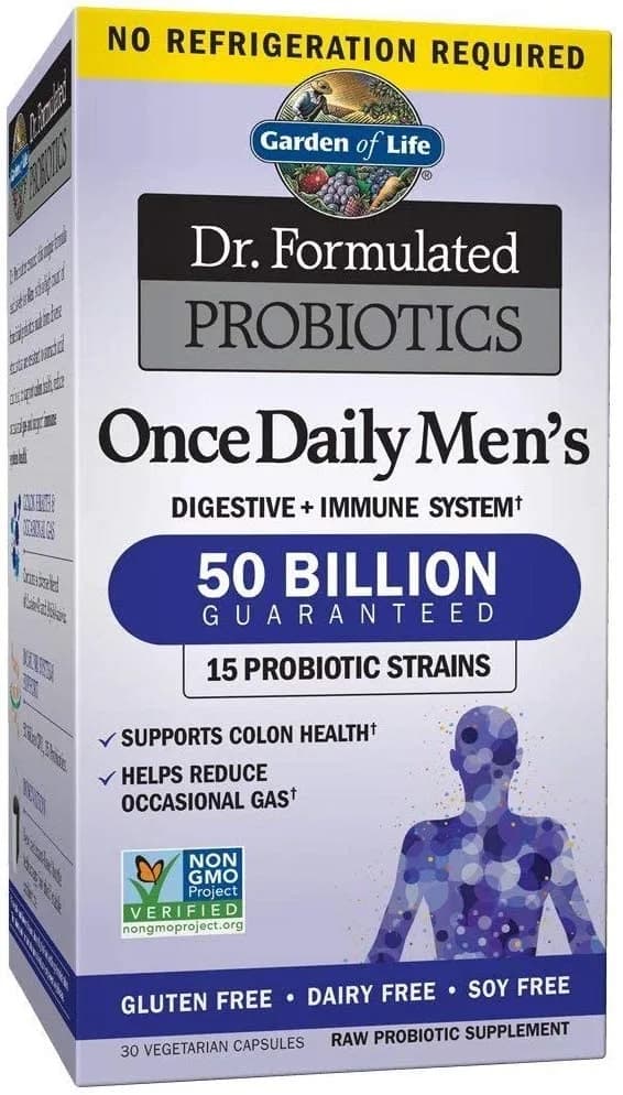 Probiotics for Men, 50 billion CFU, 30 Capsules by Garden of Life