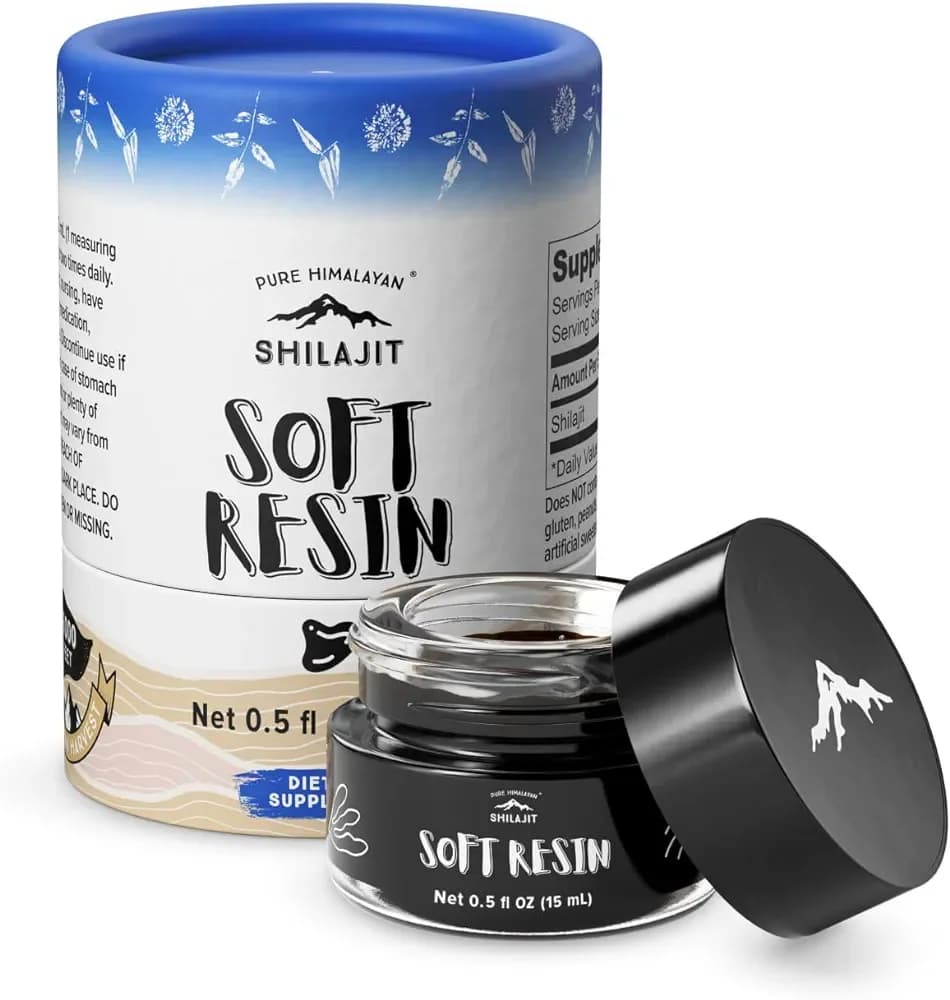 Pure Himalayan Shilajit, Soft Resin, Natural Source of Fulvic Acid &Trace Minerals