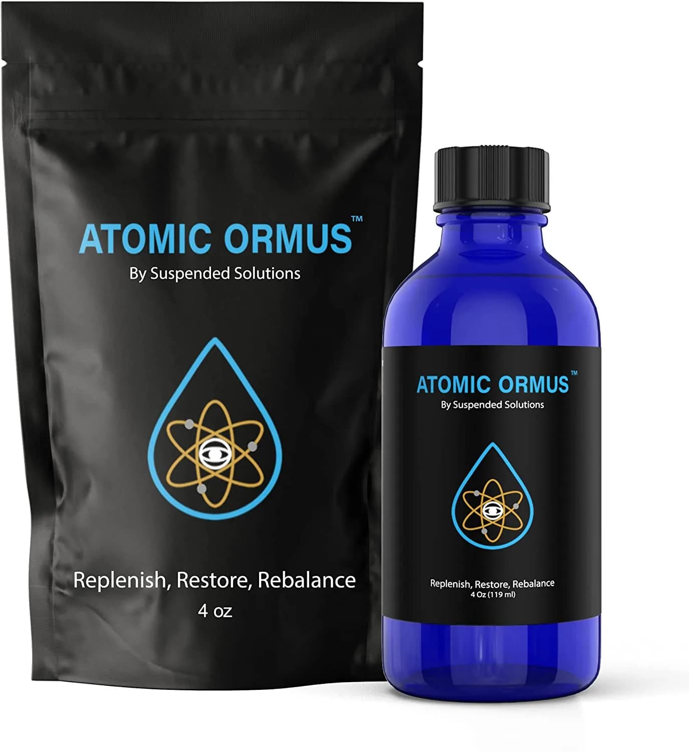 Suspended Solutions – Atomic ORMUS – 4oz – Monoatomic Gold Ormus – Memory AID, ENERGETICALLY Enhanced, REJUVENATING, Increased Energy, Stamina, Vitality – Gold, Platinum, Iridium