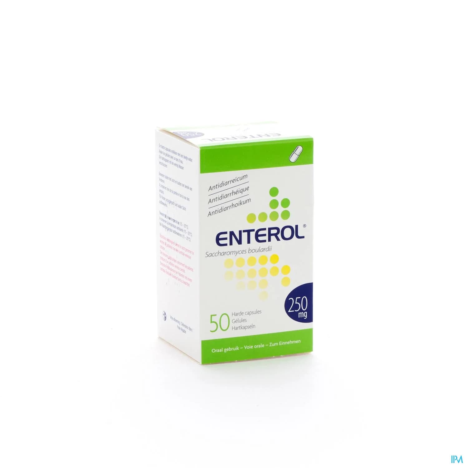 BIOCODEX Enterol Supports Intestinal Balance During Antibiotic Use, 250 mg, 50 Capsules