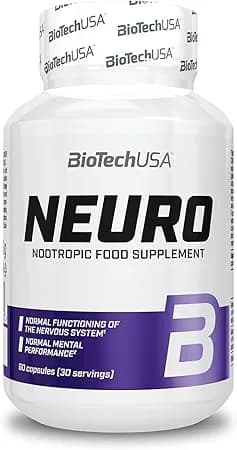 Neuro Capsules 17-Active Ingredient Nervous System Support, 60 Capsules by BioTechUSA