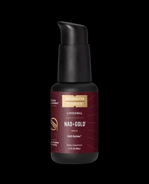 Quicksilver Scientific NAD+ Gold® Liposomal NMN Supplement, 50 mL