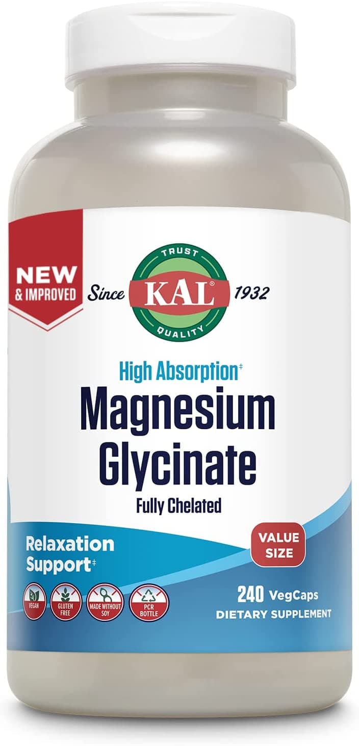 KAL Magnesium Glycinate Fully Chelated 240 VegCaps