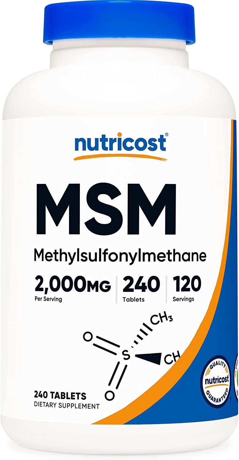 Nutricost, MSM 2000mg, 240 Tablets