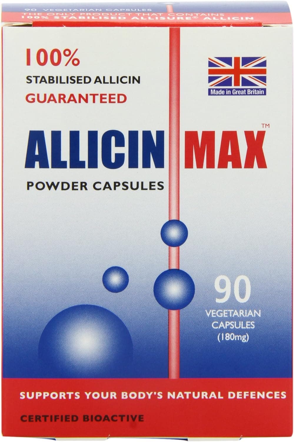 ALLICINMAX SGK 100% Pure Garlic Extract - 90 Capsules