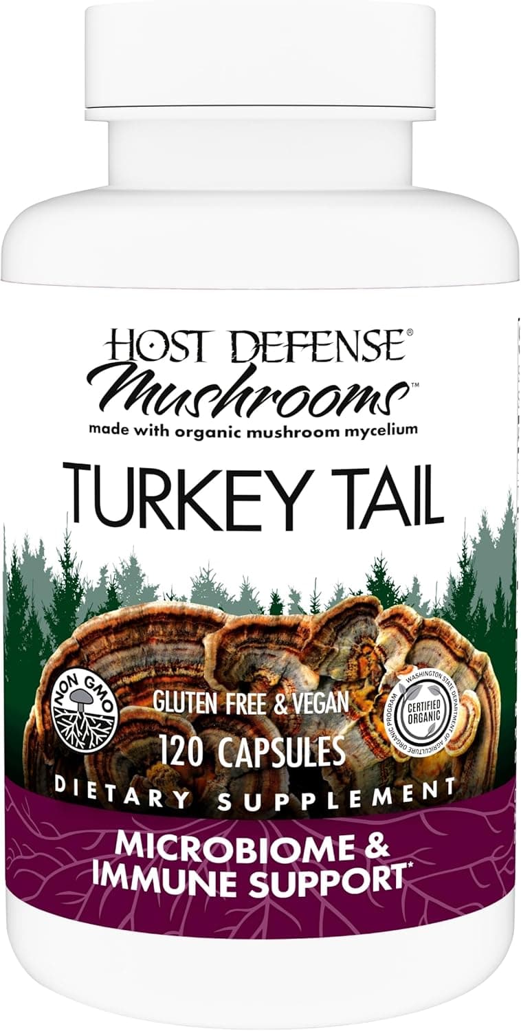Host Defense Turkey Tail, 120 Capsules