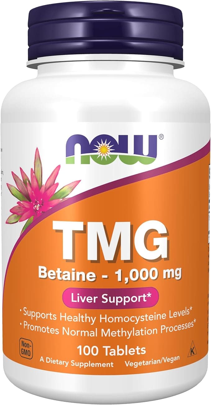 now NOW TMG Supplement 1000mg | For Methylation &amp; Liver Support |100 Tablets