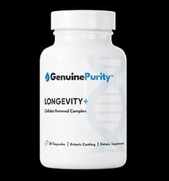 Longevity+ , Anti-Aging Supplement , 5 Nutrients | 30 Capsules