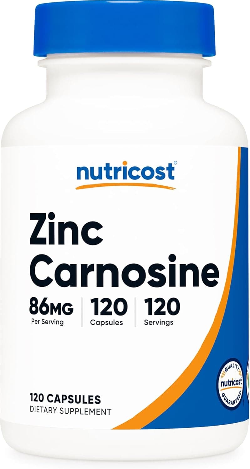 Nutricost Zinc Carnosine 86mg |120 Capsules