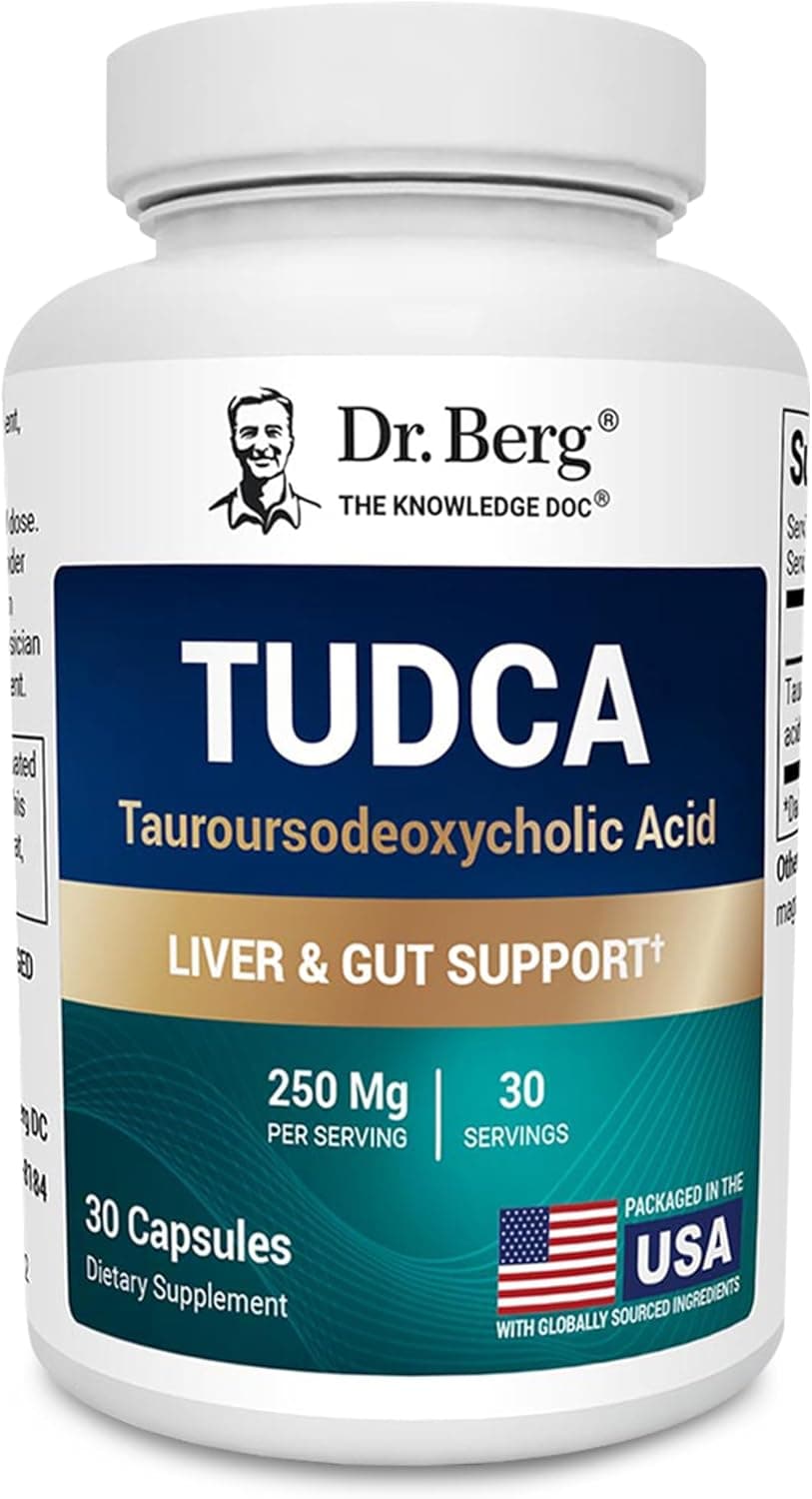 Dr. Berg's TUDCA Supplement | Liver &amp; Gallbladder Support | 30 Capsules