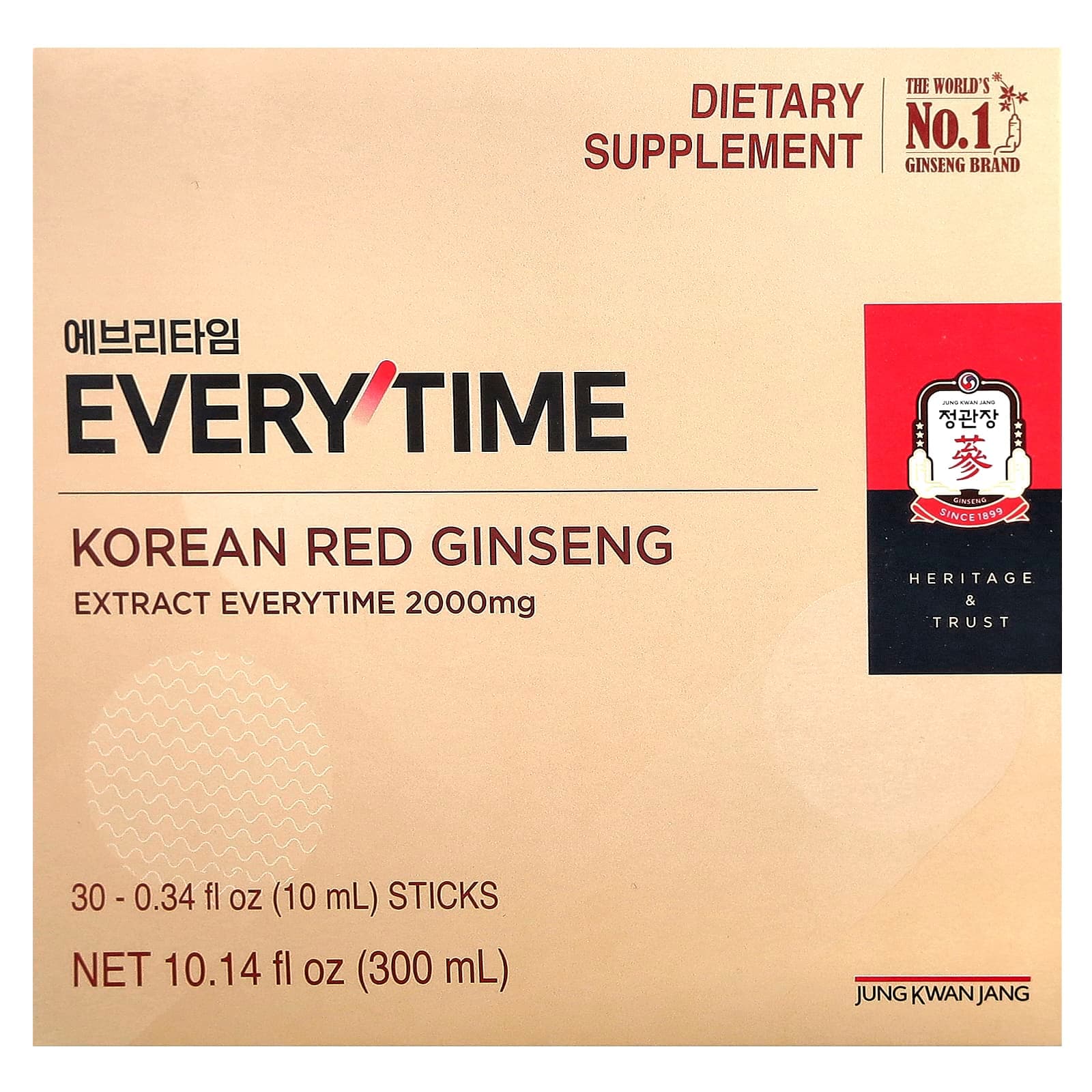 CheongKwanJang Korean Red Ginseng Everytime | 30 Sticks