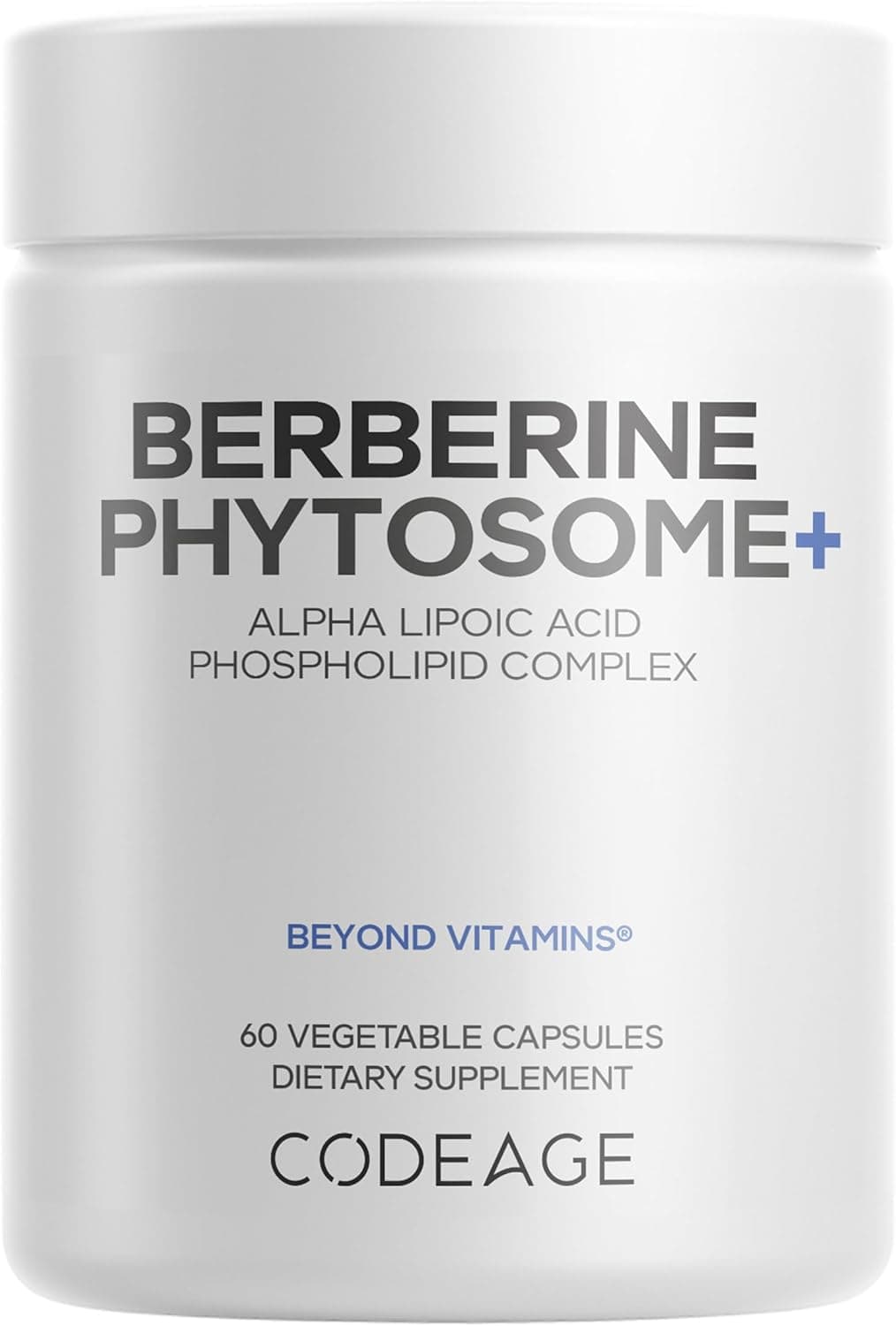 Codeage Berberine Phytosome – Best Absorbed Supplement for Insulin | 60 Capsules