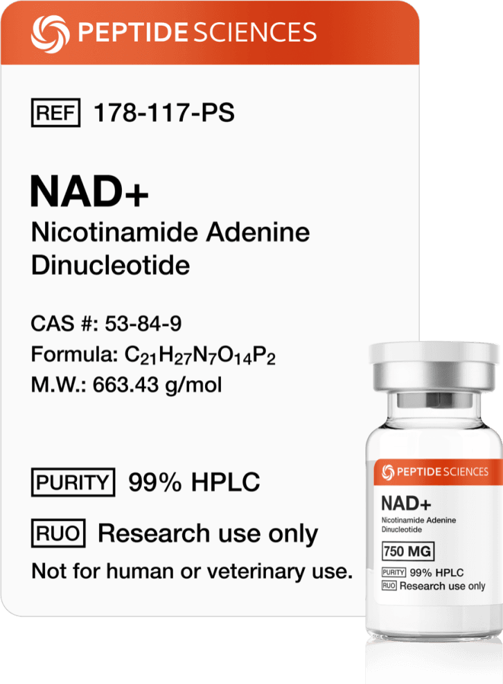 NAD+ 750mg Peptide Sciences – Proven Purity &amp; Ultimate Energy
