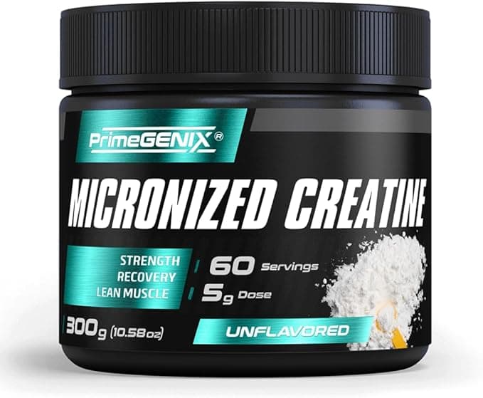 PrimeGenix Micronized Creatine Monohydrate | 60 Serving