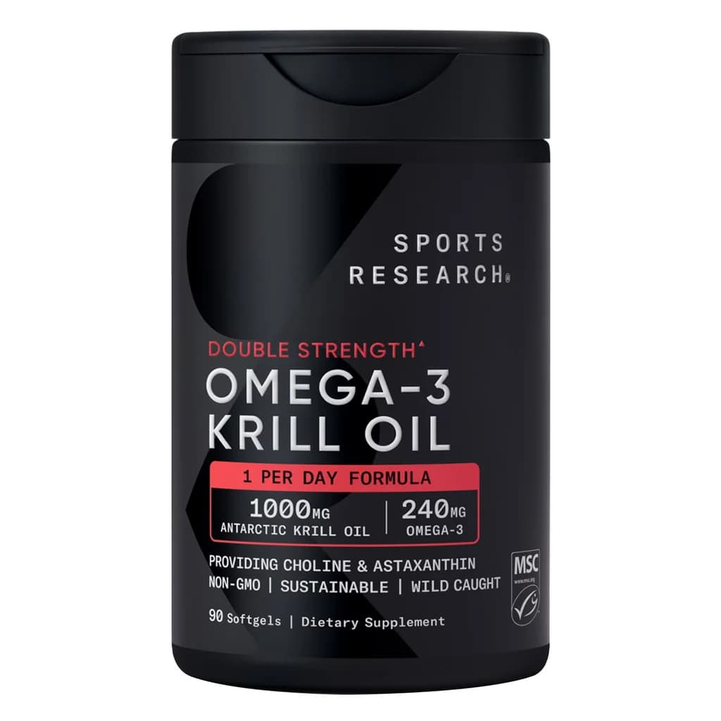 Sports Research Krill Oil | 90 Softgels