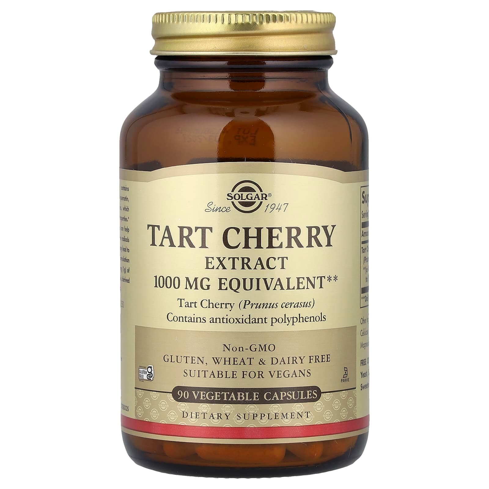 Solgar Tart Cherry Extract 1000 mg | 90 Capsules