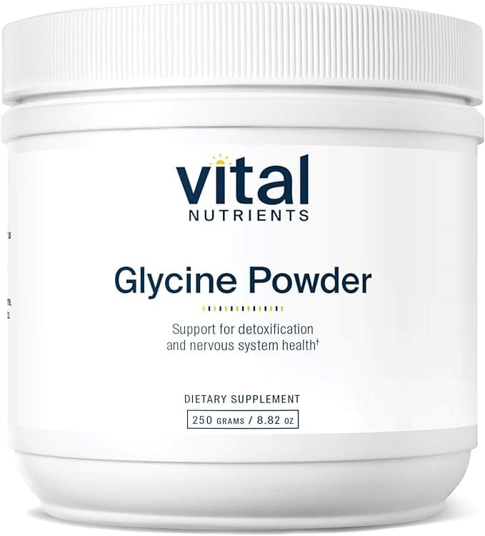 Vital Nutrients Glycine Powder 250 Grams | Supports Sleep Quality