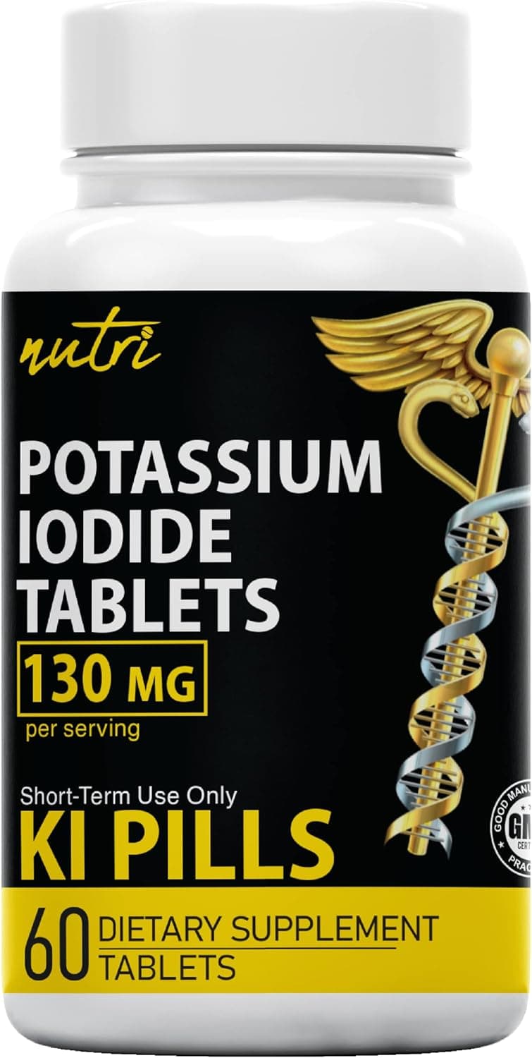 Nutri Potassium Iodide 130mg | 60 Emergency Tablets