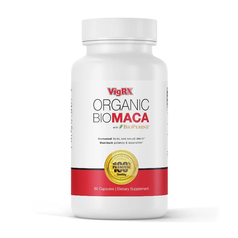 VigRX Organic Bio Maca 1,000 mg | Supports Sexual Desire and Stamina | 60 Capsules
