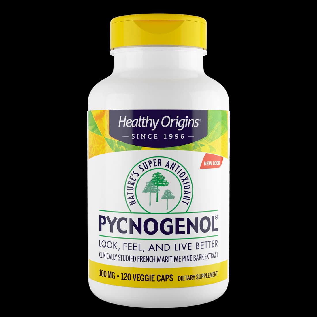 Healthy Origins Pycnogenol 100mg | French Pine Bark Extract |120 Veggie Caps