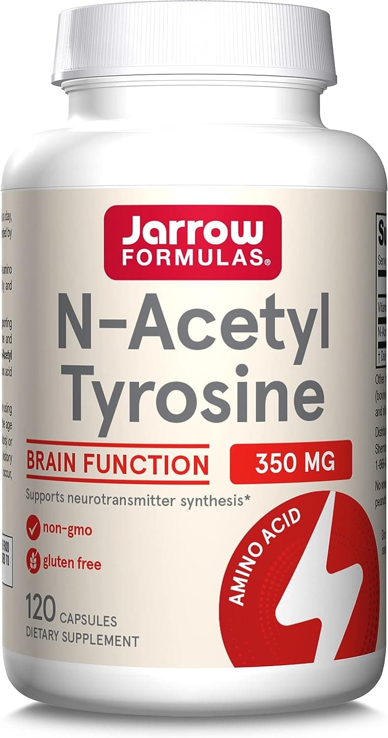 N-Acetyl Tyrosine, 350 mg, 120 Capsules by Jarrow Formulas