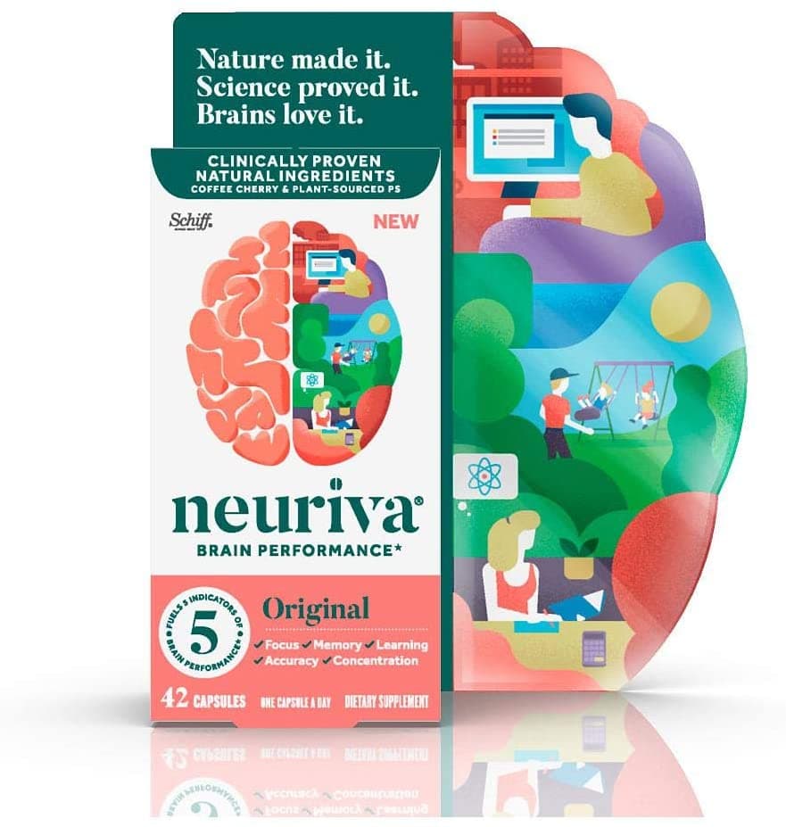 Schiff Neuriva Original Brain Performance Supplement - 42 Capsules
