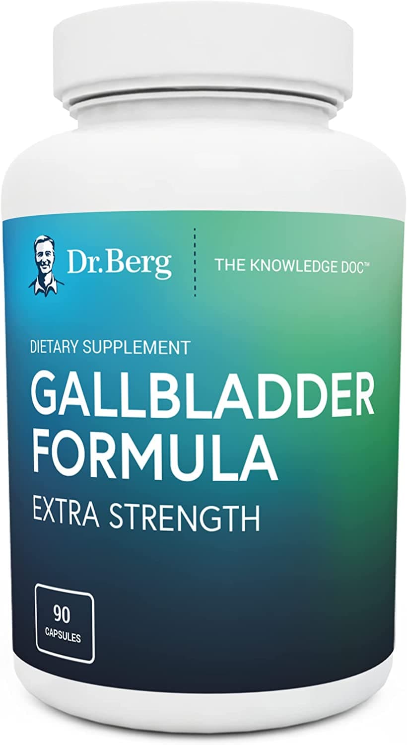 Dr. Berg Gallbladder Formula Extra Strength | Digestive Support with Bile Salts | 90 Capsules